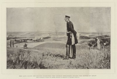 The Late Count von Moltke Directing the German Operations during the Battle of Sedan by Albert Sauvert